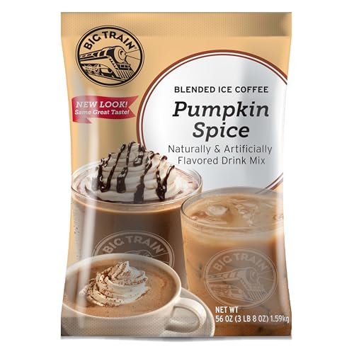 Big Train Pumpkin Spice Blended Ice Coffee Beverage Mix, 3.5 Pound (Pack of 1)