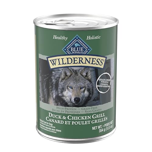 Blue Buffalo Wilderness Adult Wet Dog Food High-Protein Grain-Free