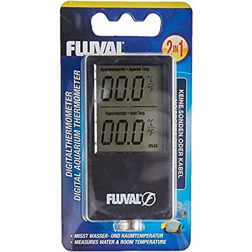Fluval Digital Aquarium Thermometer A fast-reading, 2-in-1 digital aquarium