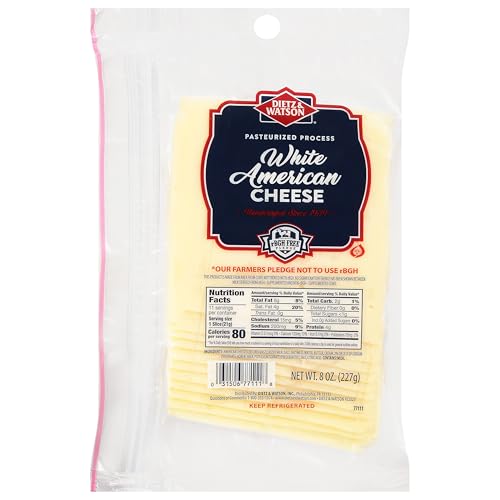 Dietz & Watson Pre-Sliced American White Cheese, 8 oz