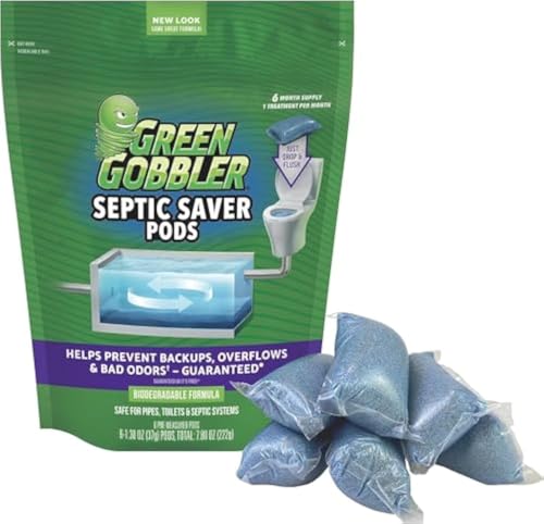 Green Gobbler Septic Tank Enzyme Treatment 6 Month Supply for $12 or less + free shipping