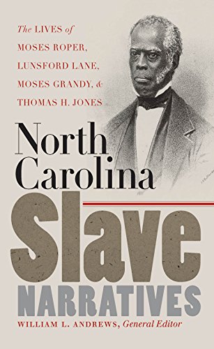 North Carolina Slave Narratives book cover