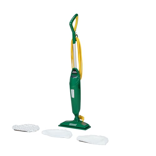 Bissell CommercialBGST1566 Steam Mop Power Steamer, 12.5" wide, comes with Two soft pads for every day and one scr