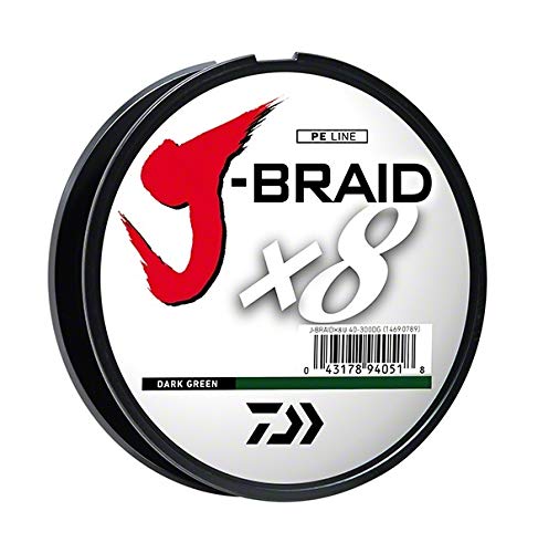 Daiwa J-BRAIDX8, Filler Spool, Multi-Color, Mono Dia.= 12lb.