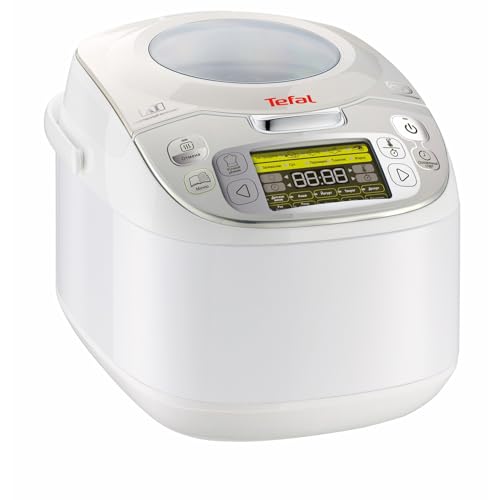 (-33%) Tefal RK8121 Multikocher 45in1 | 45 automatische Kochprogramme | Verzögerter Start | Warmhaltefunktion | Große Kapazität (5L) | Edelstahl | LC-Display | Rezeptbuch und Zubehör