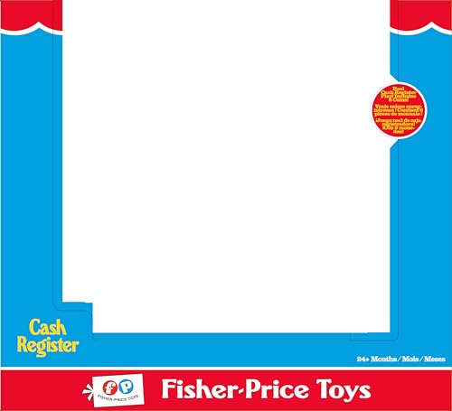 Fisher-Price Classics - Retro Cash Register - Great Pre-School Gift for Girls and Boys, Kids and Toddlers, Birthday Gift, Christmas, Holiday, Ages 2+
