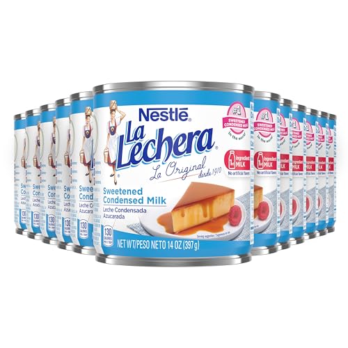 Nestle La Lechera Sweetened Condensed Milk, 14 oz (Pack of 12)