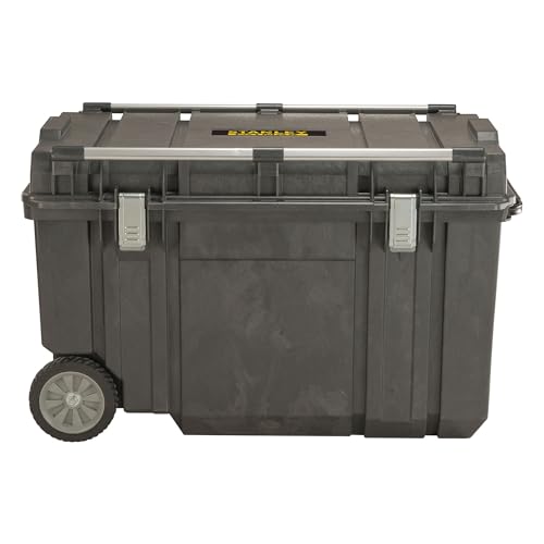 (-43%) STANLEY Werkzeugbox mit Rollen groß/Werkzeugkoffer leer Werkzeugkasten - Werkzeugkiste (99 x 62 x 59 cm, robust, belastbar, 246l Stauraum, Koffer mit Metallverschlüsse, FMST1-75531