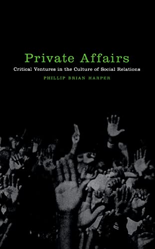 Private Affairs (By: Phillip Brian Harper) cover