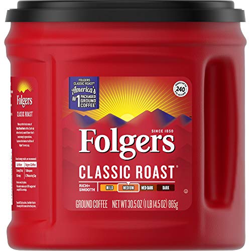 Folgers Classic Roast Coffee, 30.5-Oz Can