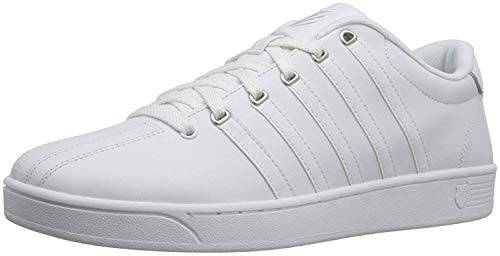 K-Swiss Men's Court Pro II CMF Sneaker, White/Silver, 11 M