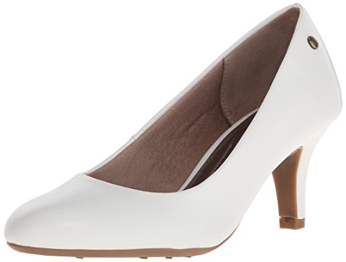 LifeStride Womens Parigi Pumps White 7.5 M