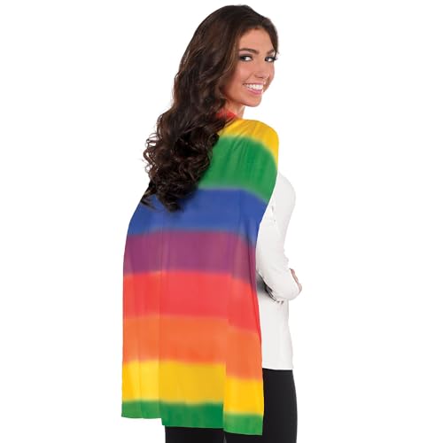 Red Cape Costumes for Kids and Adults - One Size Fits Most (1 Count) - Great For Party Dress-Up - Superhero & Halloween Capes