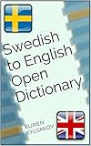 Swedish To English Open Dictionary Open Source Swedishenglish And Englishswedish Dictionaries Book 1 Swedish Edition