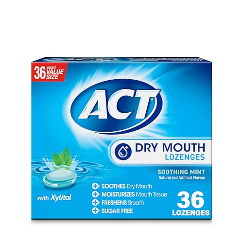 Act Dry Mouth Moisturizing Gum With Xylitol Soothes Moisturizes And