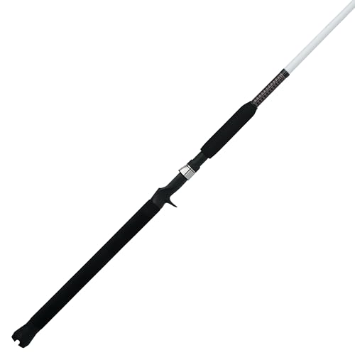 Shakespeare Ugly Stik 8’ Catfish Spinning Rod, Two Piece Catfish Rod, 15-30lb Line Rating, Medium Heavy Rod Power, Moderate Fast Action, 1/2-3 oz. Lure Rating