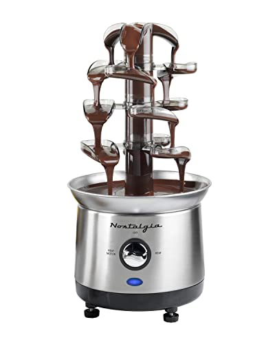 Nostalgia 4-Tier Cascading Fondue Fountain Eye-Catching