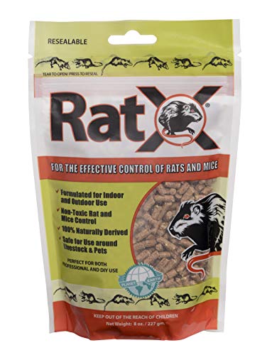 EcoClear Products 620100-6D RatX All-Natural All Species Rat Mouse, 8 oz. Bag