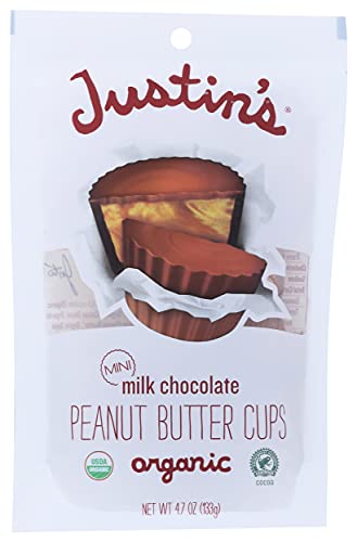 Justins Mini Peanut Butter Cups Milk Chocolate 47 Oz