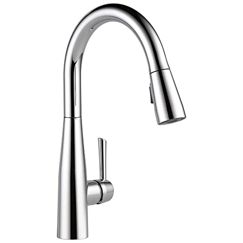 Delta Faucet 9113-DST Essa Single Handle Pull-Down Kitchen Faucet with Magnetic Docking, Chrome