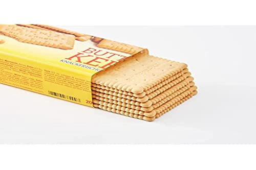 🔥 STARKER PREIS (-40%) LEIBNIZ Original Butterkeks, 200 g, die Nr 1 unter den Butterkeksen, knusprige Kekse nur echt mit 52 Zähnen (1 x 200 g)