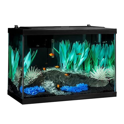 Tetra ColorFusion Aquarium 20 Gallon Fish Tank Kit, Includes LED Lighting and Decor