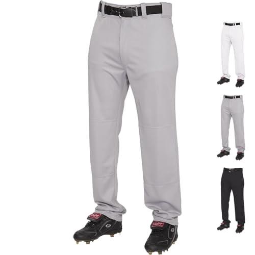 Rawlings Mens Semi Relaxed Full Length Baseball Pants Or Adult Sizes