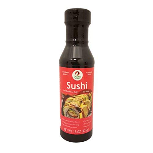 Otafuku Sushi Eel Sauce for Sushi Rolls, Japanese Unagi Sauce Gluten Free, 15 Oz
