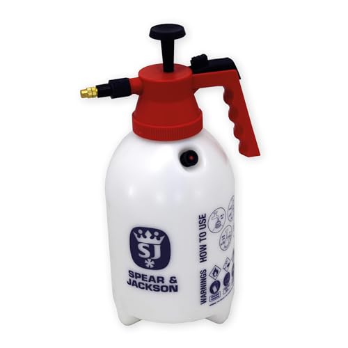 🔥 SELTEN SO GÜNSTIG (-46%) Spear & Jackson 2LPAPS 2 Liter (2 L) Garten-Drucksprüher – Verstellbare Messingdüse, Pumpmechanismus, frostfeste Flasche, arretierbarer Abzug, präzise Messskala