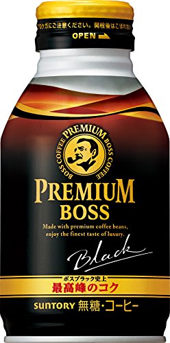 よく飲む缶コーヒーランキング・人気投票　15位　プレミアム ボス ブラックの画像