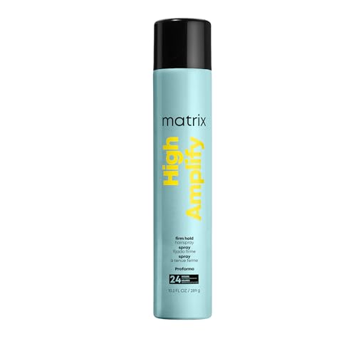 Matrix High Amplify ProForma Firm Hold Hairspray - Adds Intense Volume & Shine, For Fine Hair, Silicone-Free and Vegan, Humidity Resistance, All Hair Types