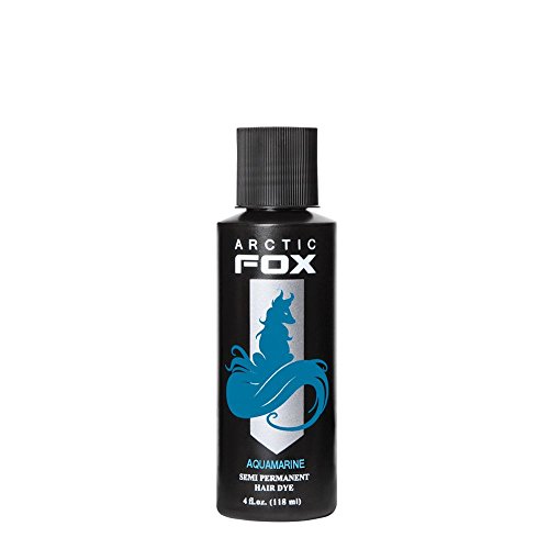 ARCTIC FOX Vegan and Cruelty-Free Semi-Permanent Hair Color Dye (4 Fl Oz, AQUAMARINE)