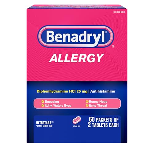 Benadryl Allergy ULTRATAB 60X2 DISPENSIT