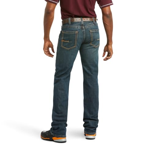 Ariat Rebar M4 Slim Fit Durastretch Straight Leg Jean – Work Jeans for Men