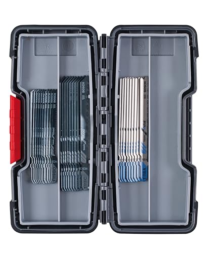 (-48%) Bosch Professional Accessories Professional 30tlg. Stichsägeblatt Set Basic for Wood and Metal (für Holz und Metall, Zubehör Stichsäge), Grau