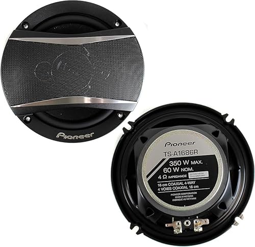 Pioneer TS-A1680F 6.5" 4-Way Car Speakers Pair