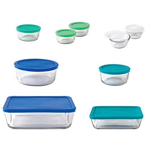Anchor Hocking 20-Piece Glass Food Storage Set with SnugFit Lids