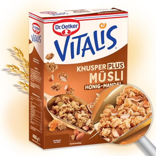 🔥 STARKER PREIS (-40%) Vitalis KnusperPlus Müsli Honig-Mandel