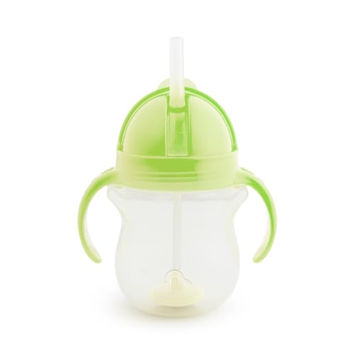Munchkin Tip & Sip Baby Weighted Straw Cup | 207ml | Green