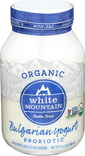 White Mountain, Organic Nonfat Bulgarian Yogurt, 32 oz