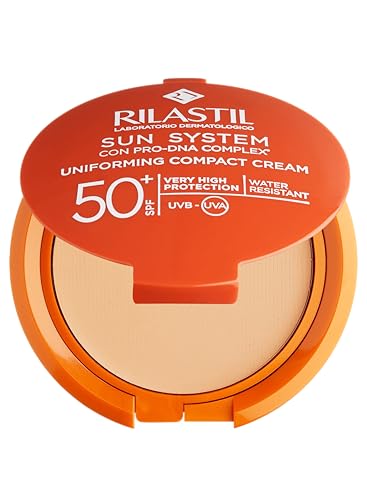🔥 STARKER PREIS (-61%) Rilastil Sun System Farbkorrektor in Beige, Kaschierend & Cremig, SPF 50+, Wasserbeständig Für Alle Hauttypen, 10 g