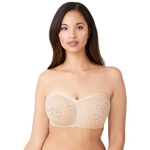 Wacoal Women's Halo Strapless Bra, Sand, Tan, 36D/DD