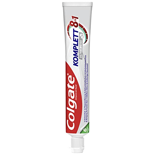 (-13%) Colgate Zahnpasta Komplett Ultra Weiss 75 ml – entfernt Verfärbungen sanft für eine natürliche Zahnaufhellung – kompletter Rundum-Schutz für gesunde Zähne
