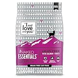 I and love and you Naked Essentials Dry Cat Food - Salmon + Trout - Grain Free, Real Meat, No Fillers, Prebiotics + Probiotics, 3.4lb Bag