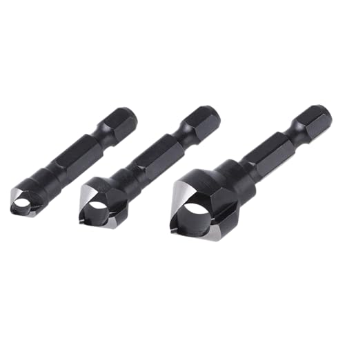 (-32%) wolfcraft 3-tlg. Querlochsenker-Set - für Holz, Kunstsfoff & NE-Metall