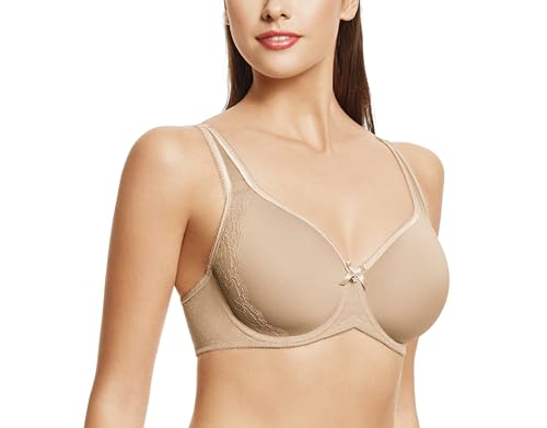 Wacoal Women's Retro Chic Lightly Padded Full Coverage Underwire Bra, 853186