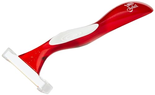 BIC Miss Soleil Colour Collection 3-Blade Razors for Women with Easy Grip Handle and Lubricating Strips, Pack of 8