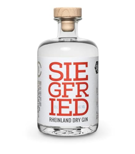 (-37%) Siegfried Rheinland Dry Gin | Weltweit prämierter Ultra Premium Gin | Micro-batch mit 18 Botanicals | Harmonisch mild mit Lindenblüte | 41% Vol. | 500ml