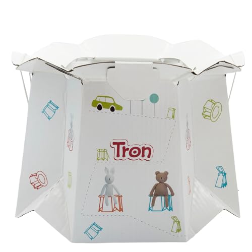 Tron Disposable Potty Children Kids Folding Toilet Travel Camping Ecological Compact