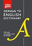Collins German To English One Way Gem Dictionary Trusted Support For Learning Collins Gem German Edition